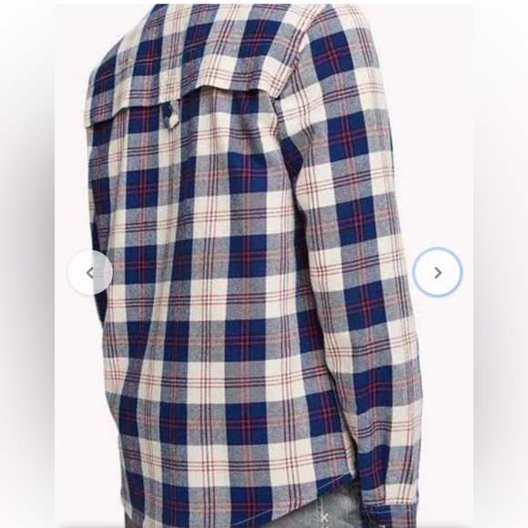 Scotch and Soda Checked Shirt with Spread Collar L - Picture 3 of 7